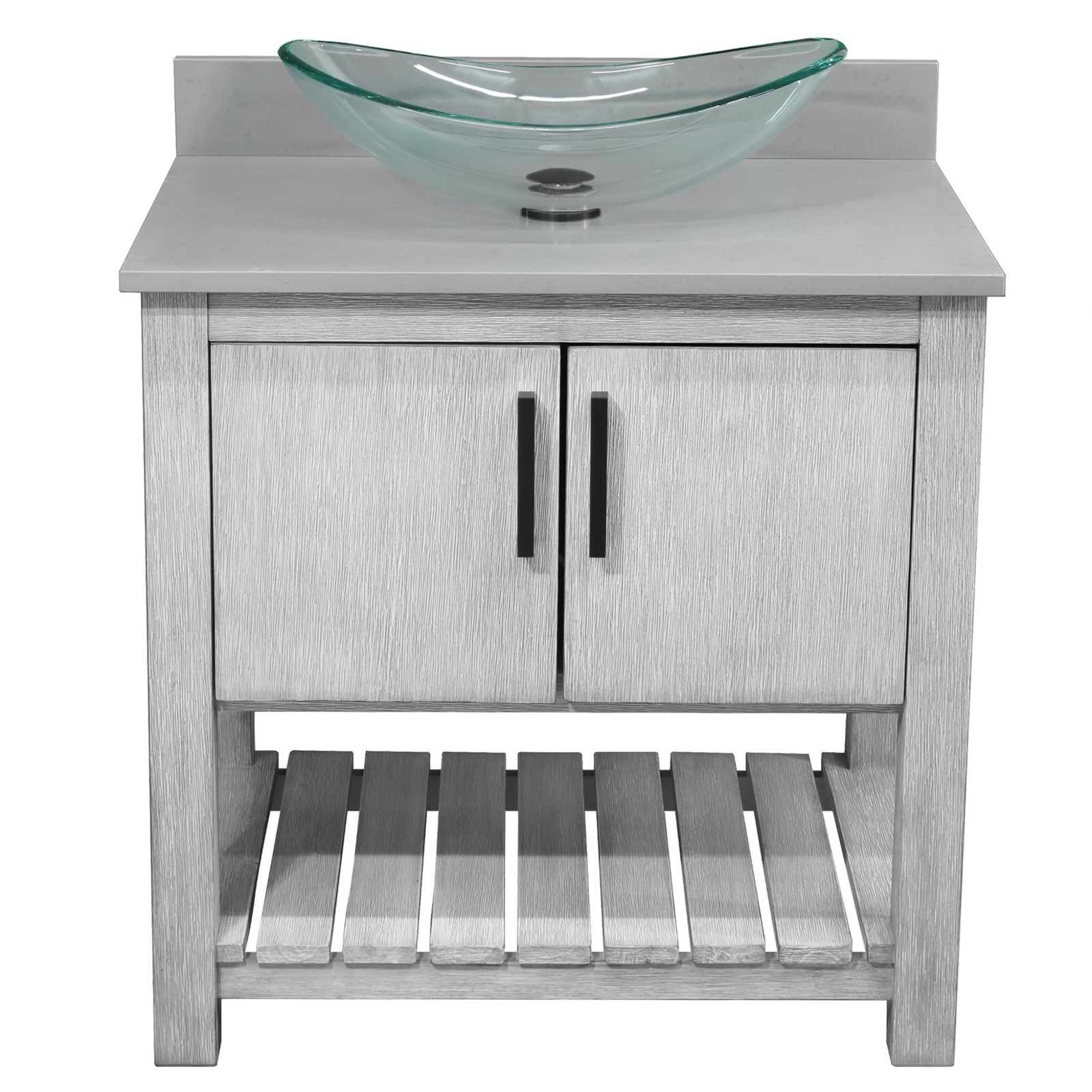 Miseno MV-30SG-NOBV-280-324C-MIR 30″ – Stonewash Grey / Storm Grey Top / Matte