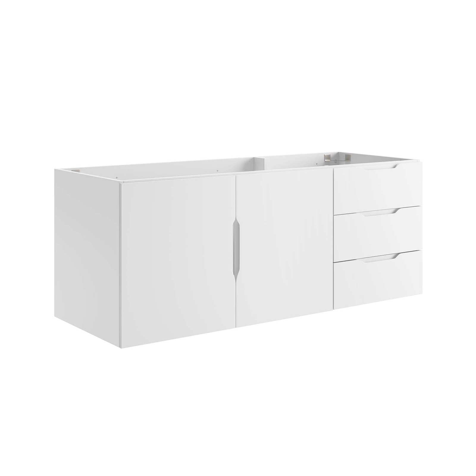 Vitality Double or Single Sink Compatible (Not Included) Bathroom Vanity Cabinet