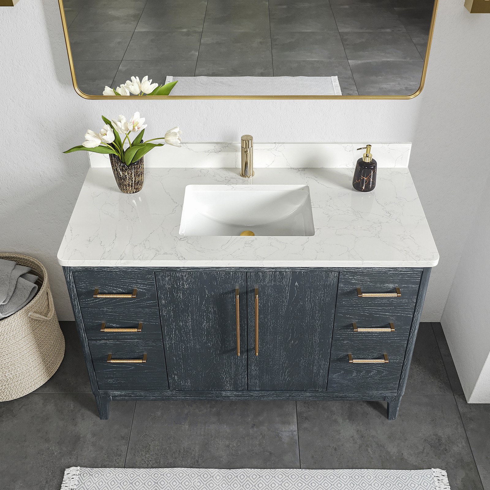 Miseno MV-GARA48-GWT Gara 48″ – Washed Ash Grey