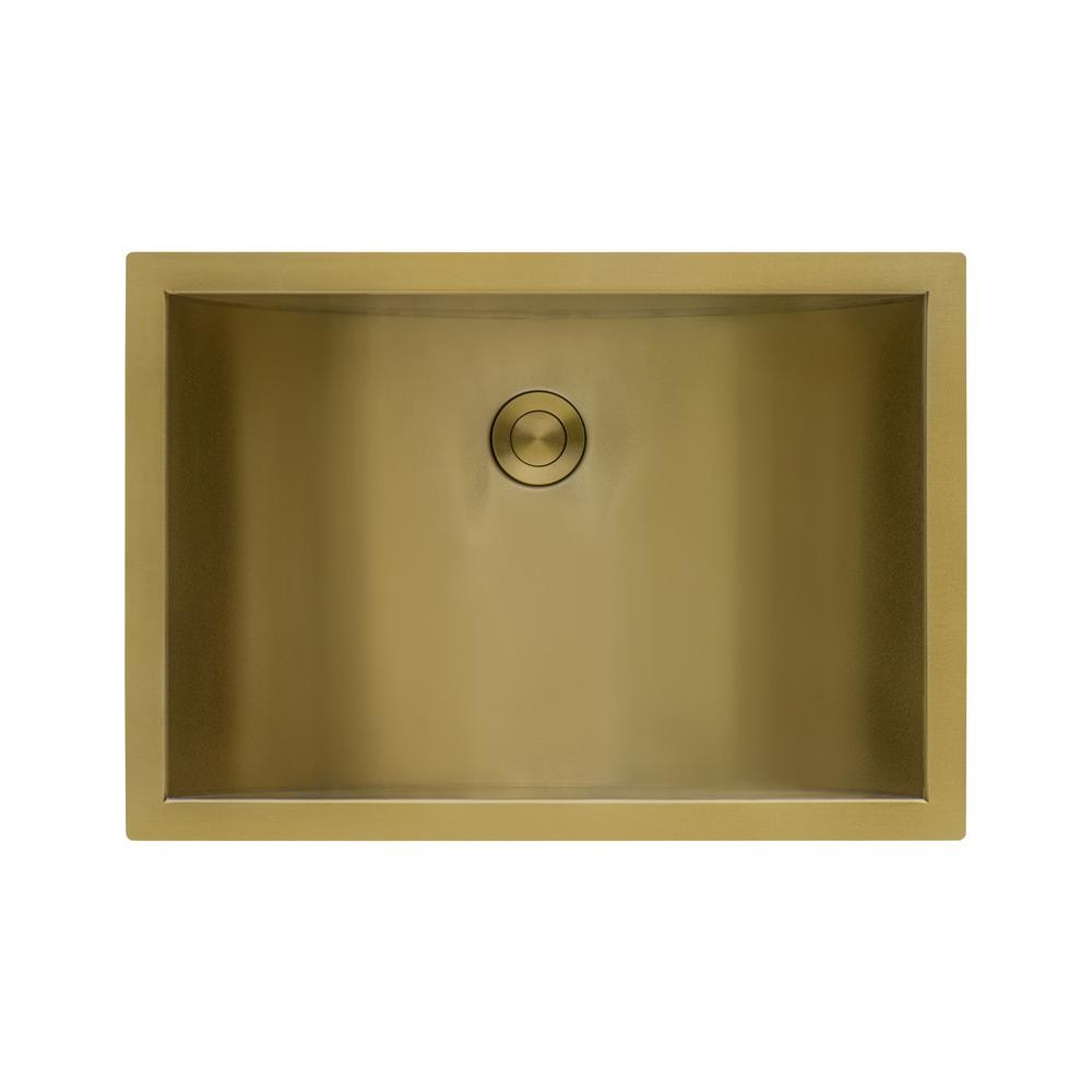 Ruvati 18 x 12 inch Brushed Stainless Steel Rectangular Bathroom Sink…