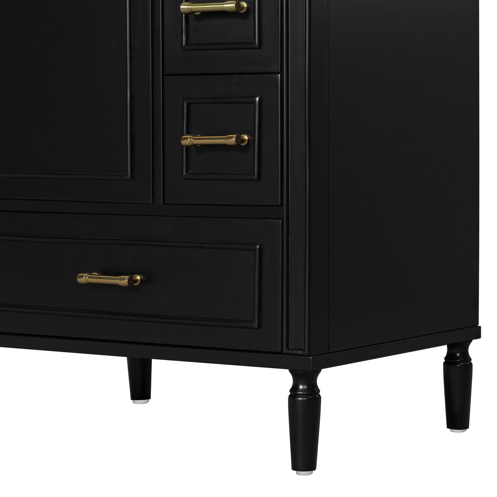 24″ Bathroom Vanity Set Floor Standing Bathroom Storage Cabinet w/Three Drawers