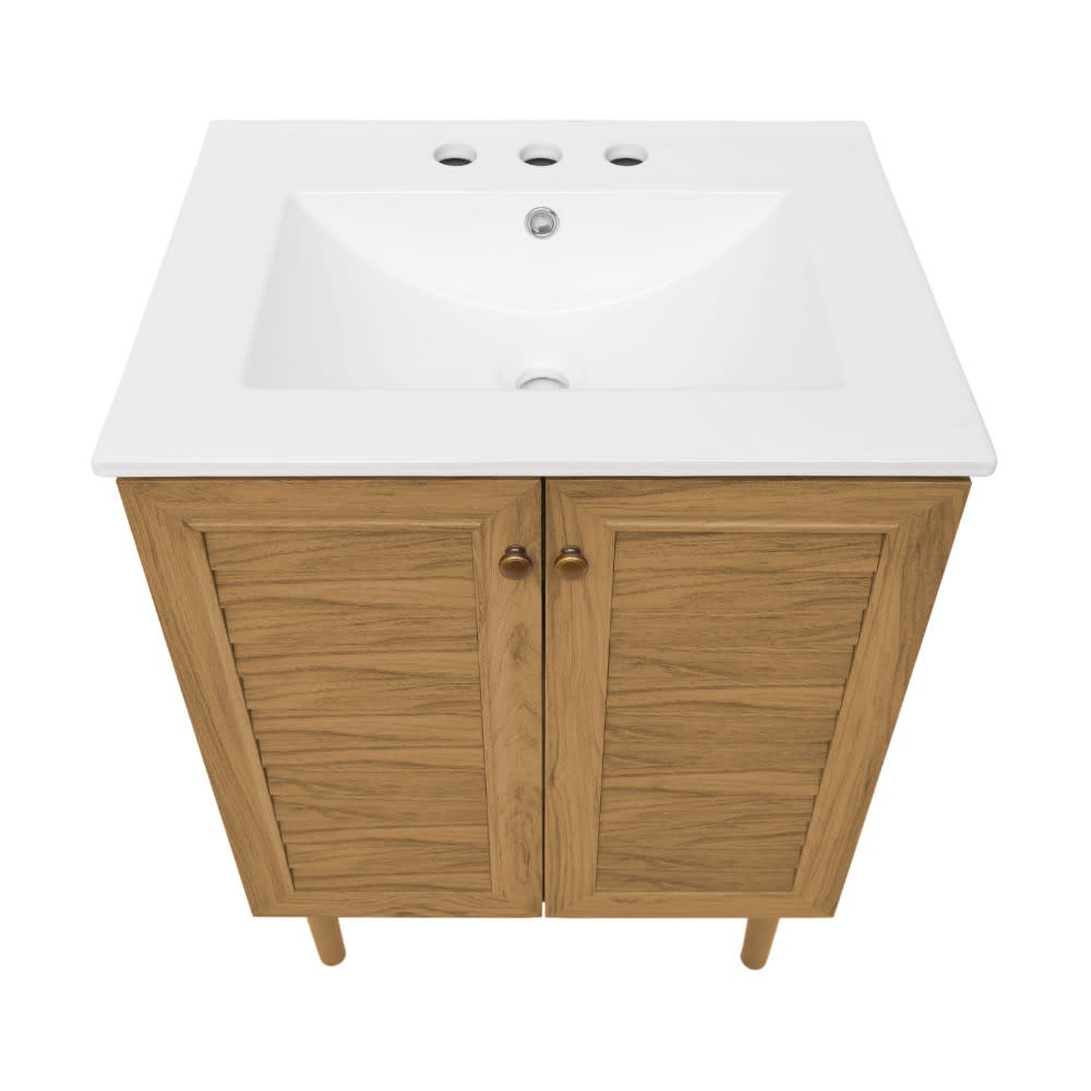 Swiss Madison SM-BV373-3 Bron 24″ – Golden Oak / White