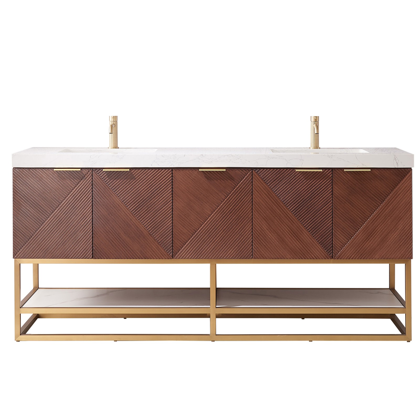 Miseno MV-NM-MAHO72G-GWT Mahon 72″ – North American Deep Walnut