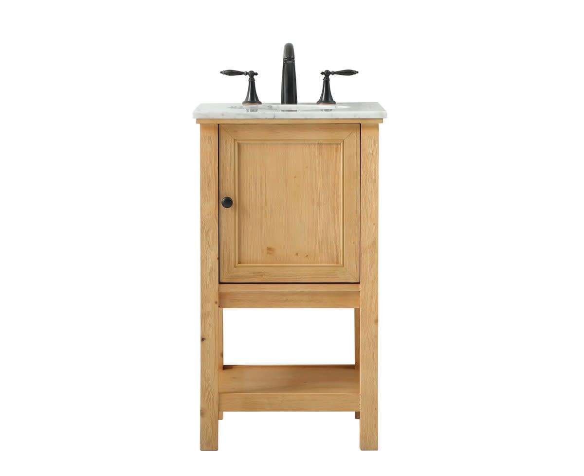Elegant Lighting VF27019 Metropolis 18″ – Natural Wood