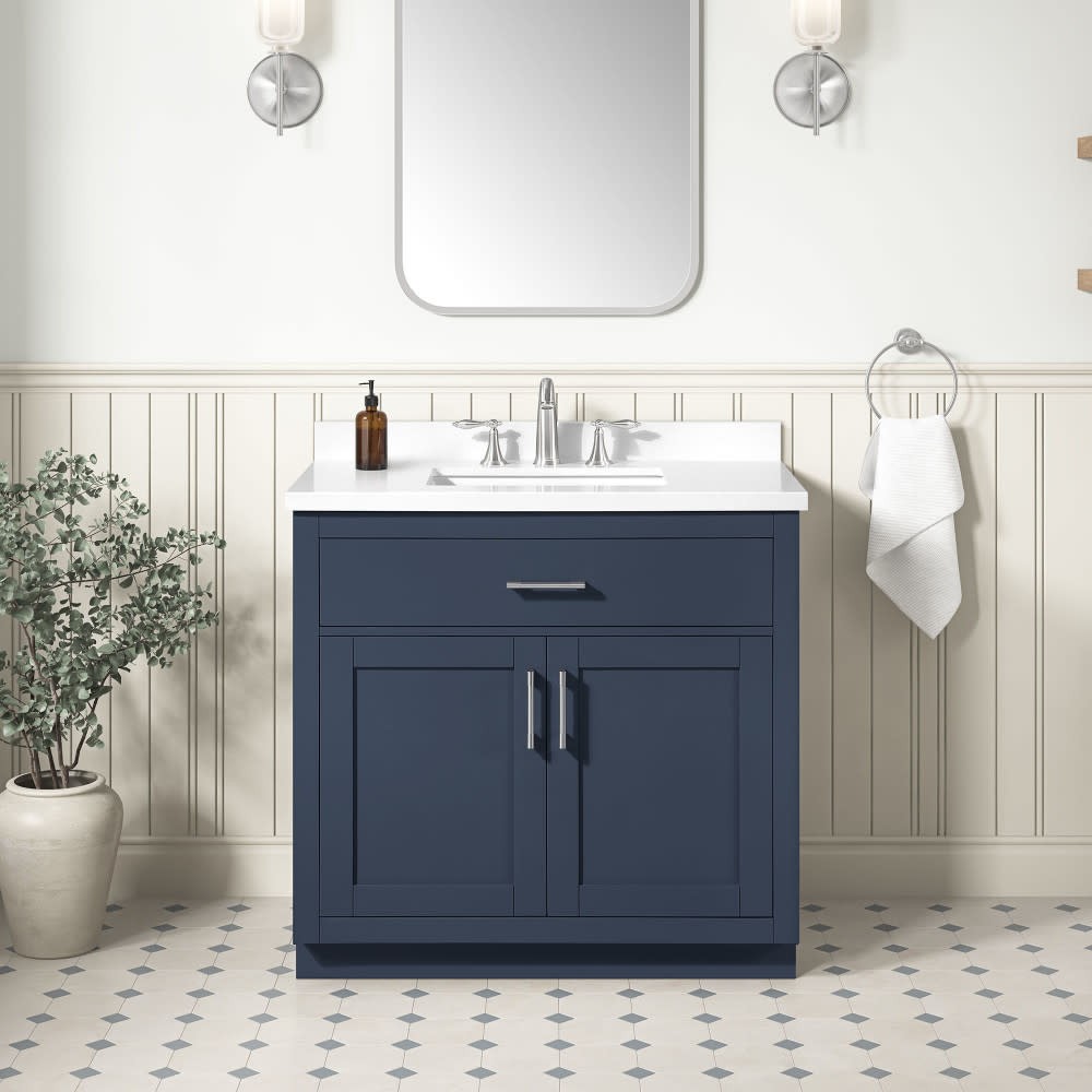 Ove Decors 15VVA-BAI236 Bailey 36″ – Matte Black Wood