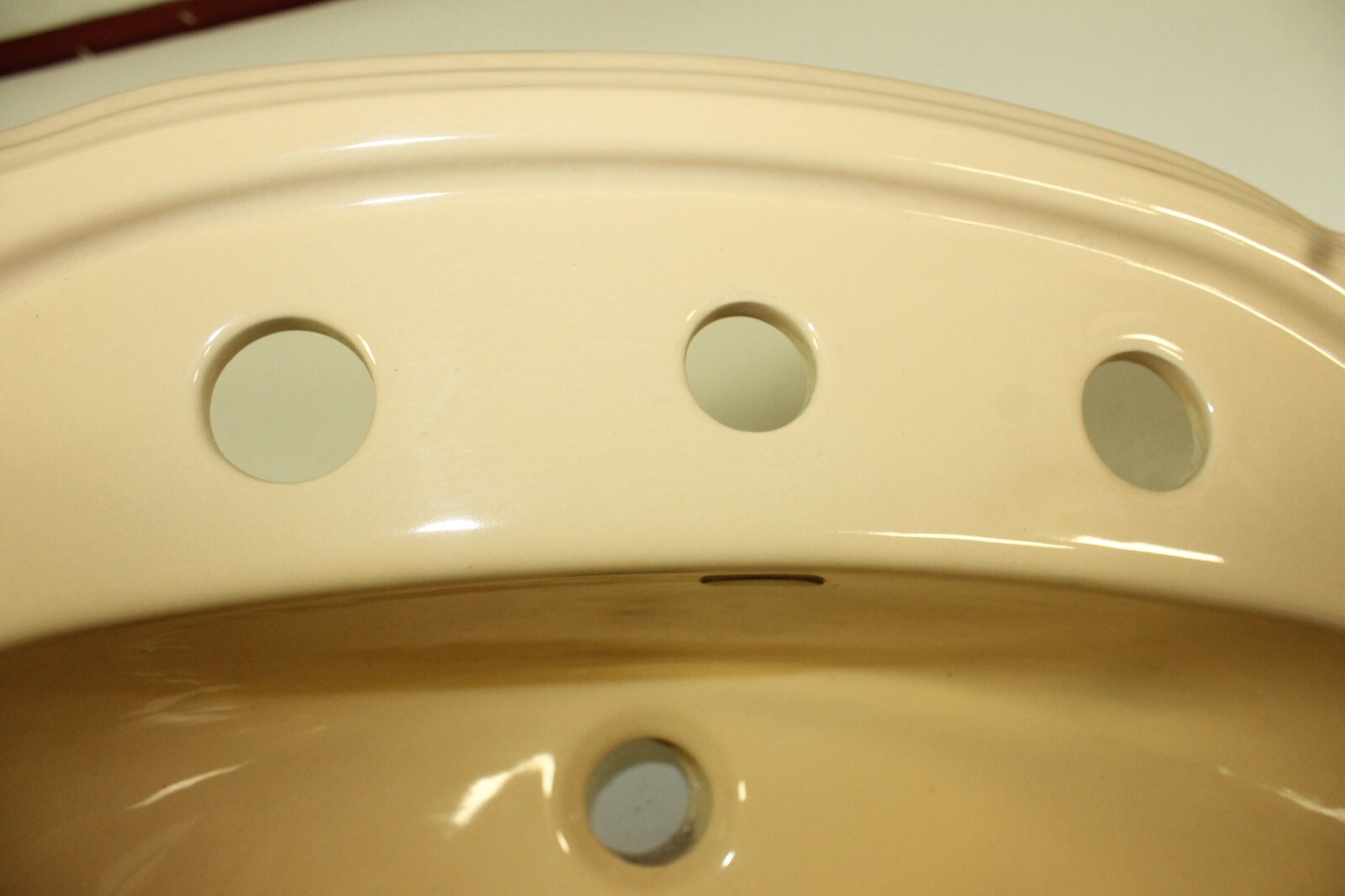 Kohler K-2189-8-98 Portrait Self-Rimming Bathroom Sink, Chamois