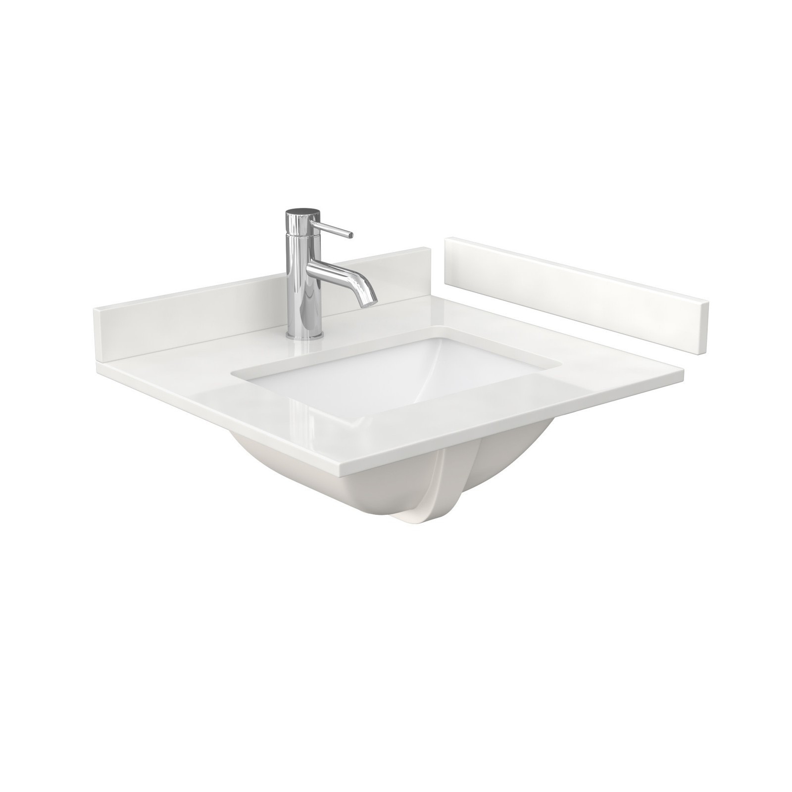 Wyndham Collection WCF9191-24S-QTZ-UNSMXX Palmilla 24″ – Natural Oak / Giotto