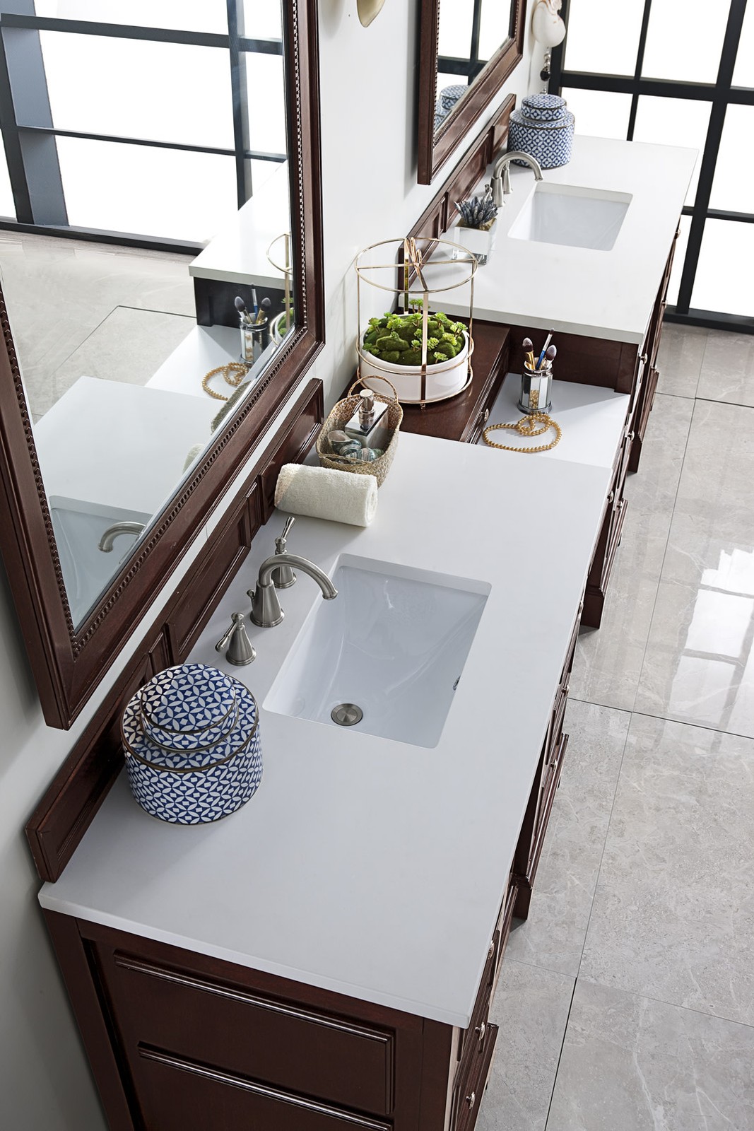 James Martin Vanities 825-V118-DU-WZ De Soto 118″ – White