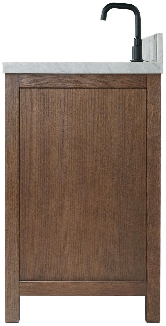 Ariel A037S-L-VO Cambridge 37″ – Brown Oak / Carrara White Marble / Satin Brass