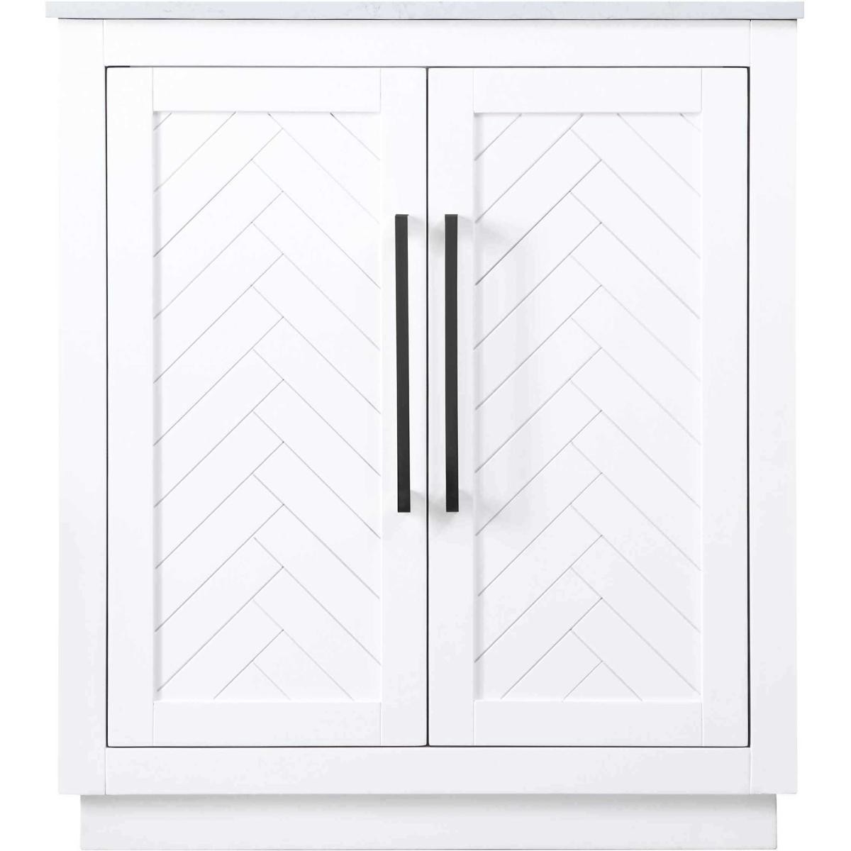 Elegant Lighting VF29030WH Chase 30 X 34 inch White Bathroom Vanity Cabinet
