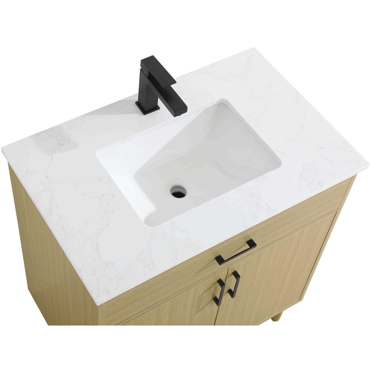 Elegant Lighting VF25030MHB Chandler Vanity Honey Brown