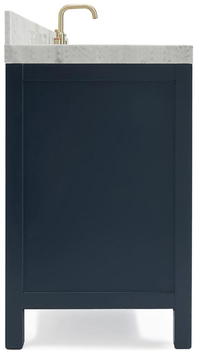 Ariel A060SCW5OVO Cambridge 60″ – Midnight Blue / Italian Carrara Marble Top /
