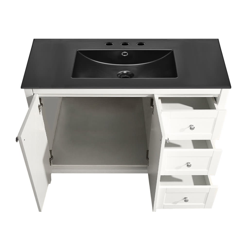 Swiss Madison SM-BV414-3MB Cannes 48″ – White / Matte Black