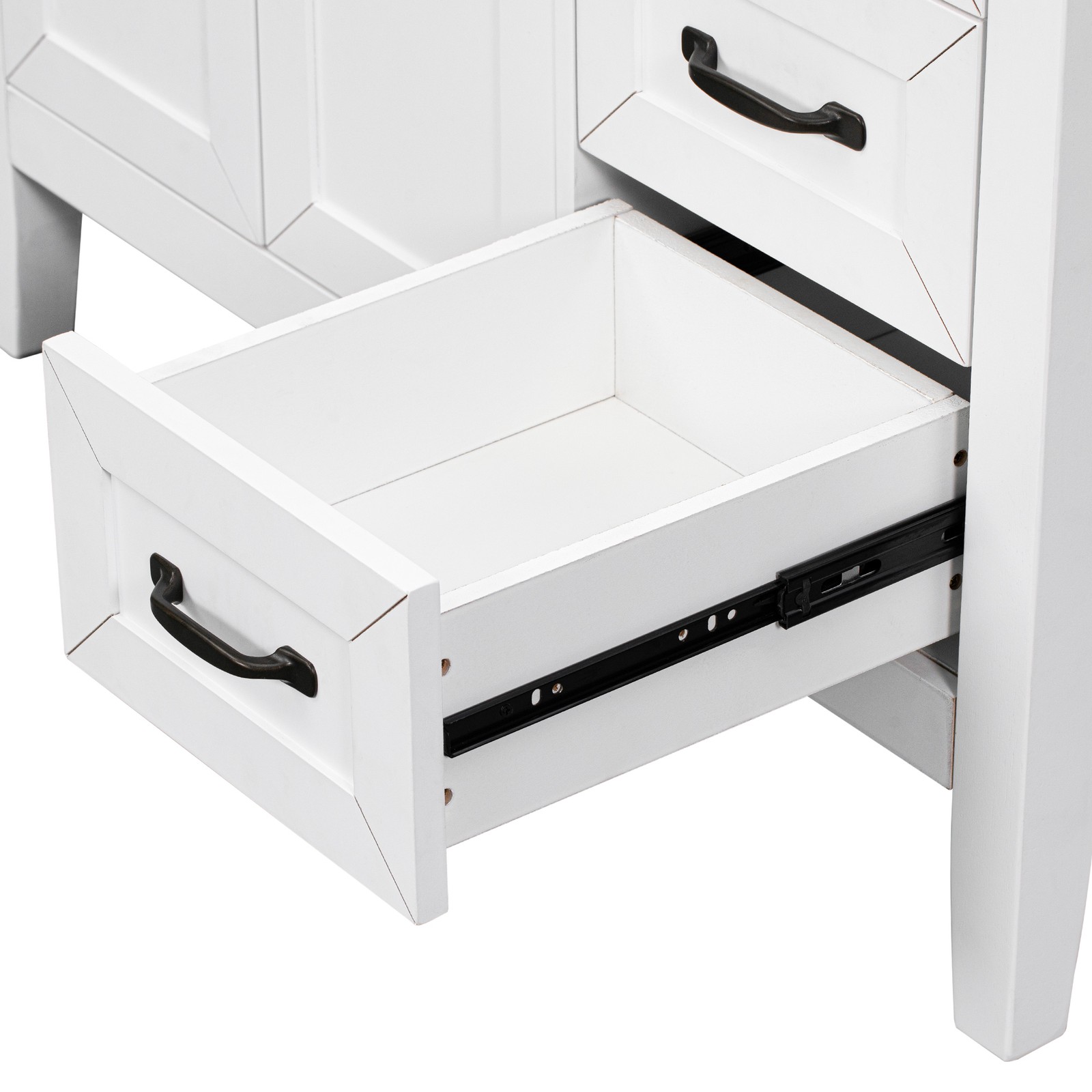 36″ Bathroom Vanity Base Only Cabinet with Drawers White