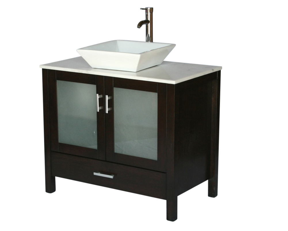 36-Inch Contemporary Style Single Sink Bathroom Vanity Model 2419-ES