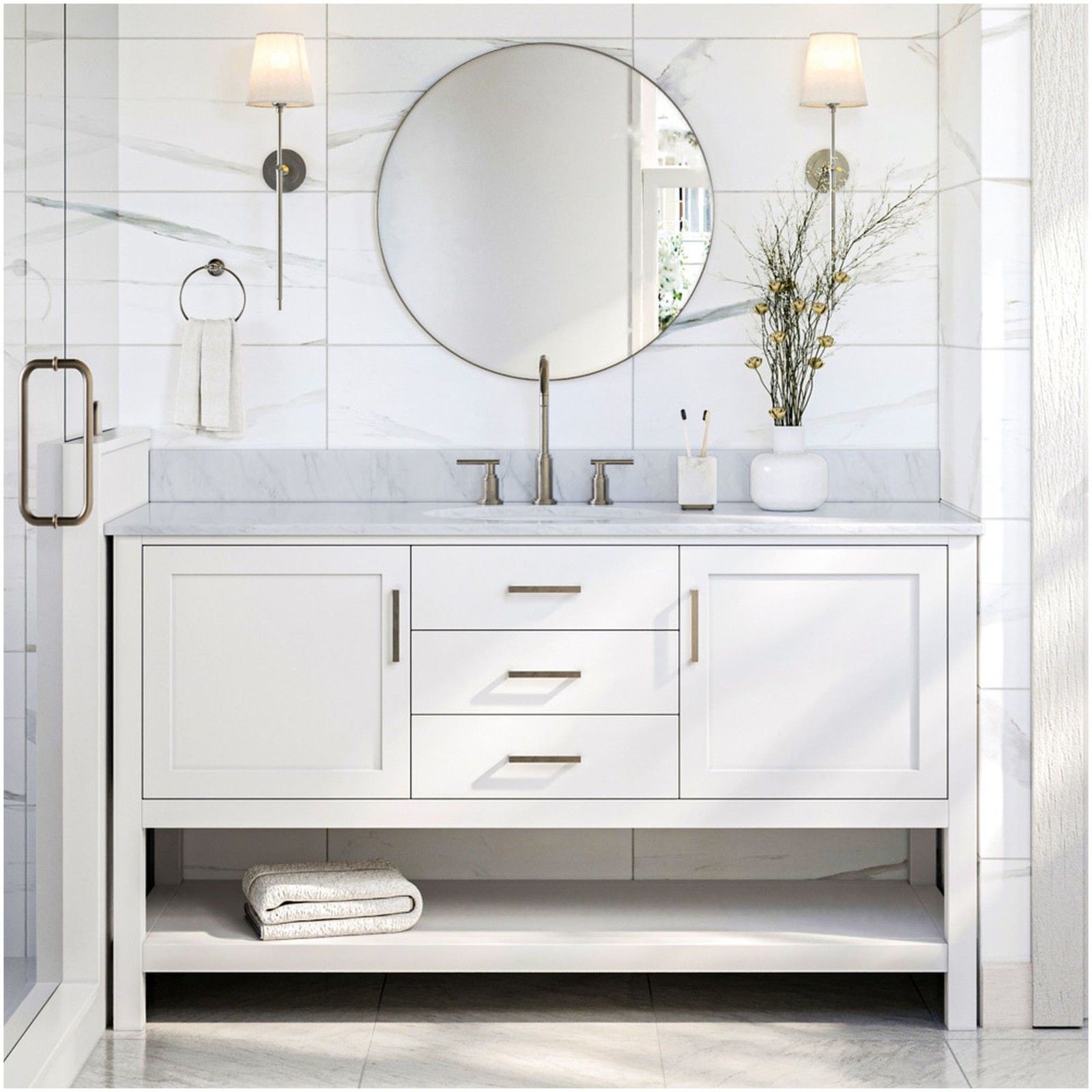Ariel R061SCW2OVO Bayhill 61″ – White