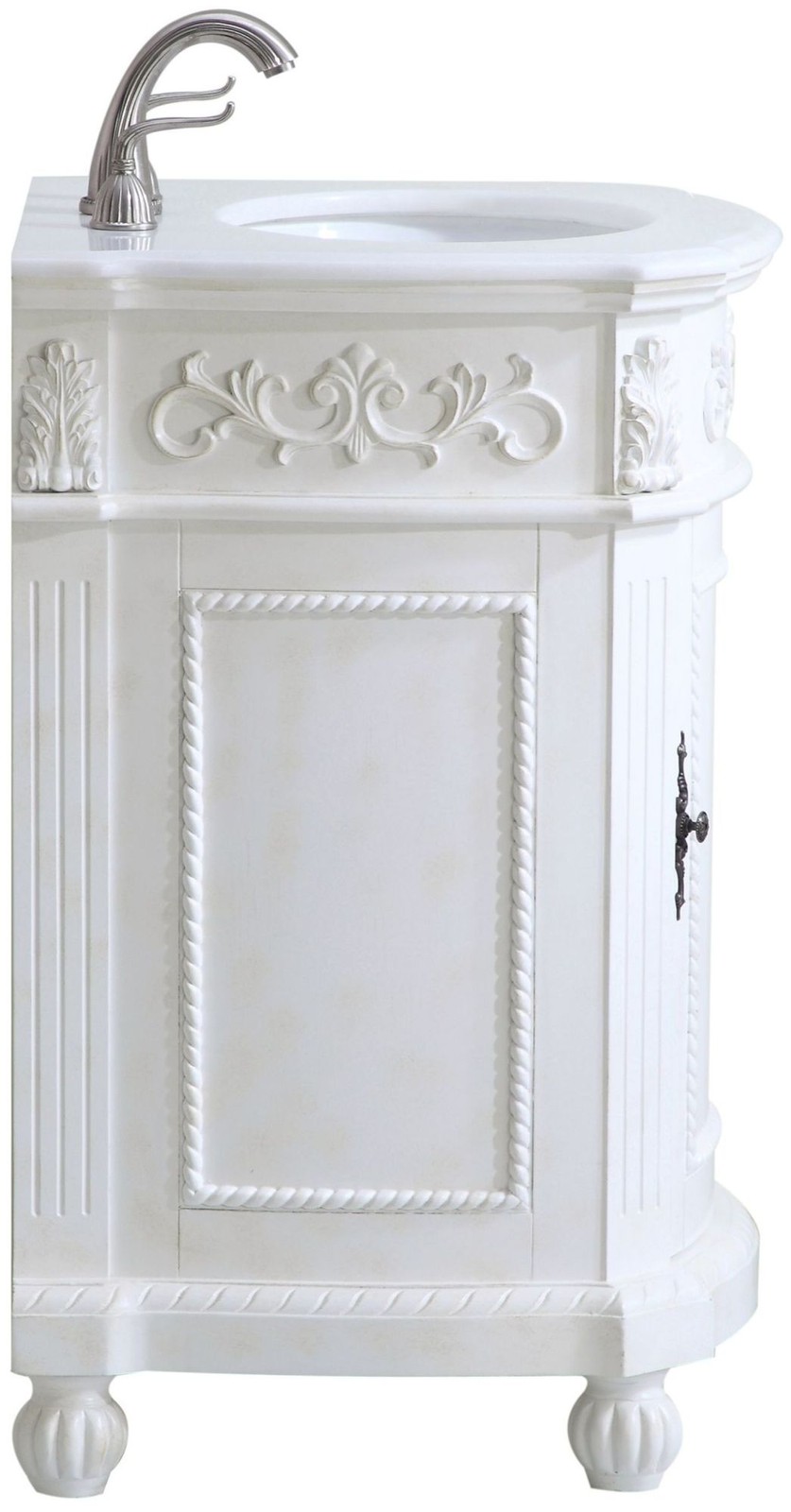 Elegant Lighting VF-1009-VW Danville 24″ – Off White