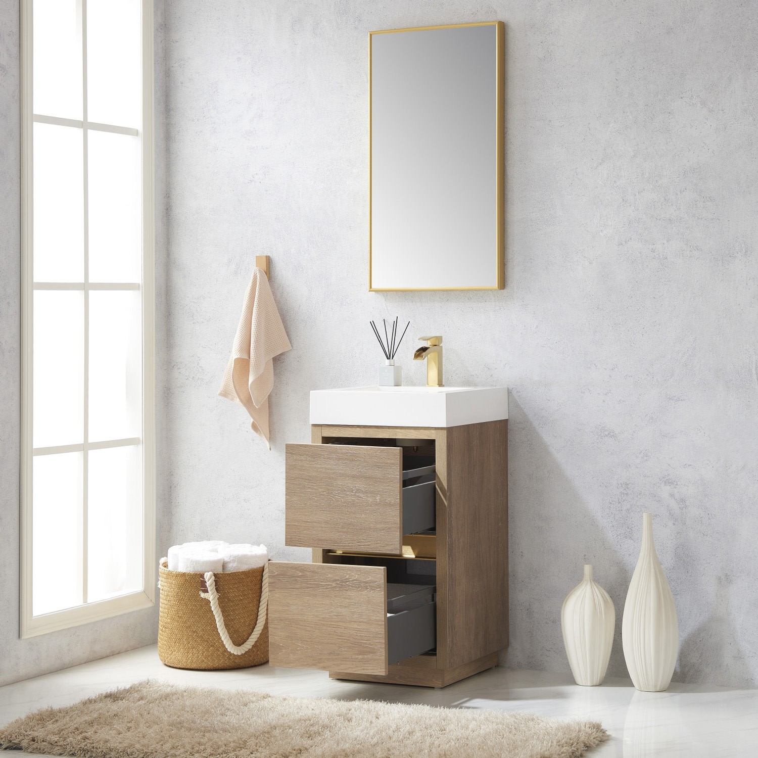 Miseno MV703018 Huesca 18″ – North American Oak