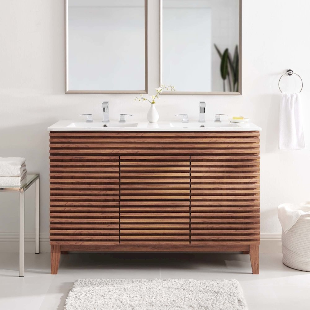 Render 48″ Double Sink Bathroom Vanity