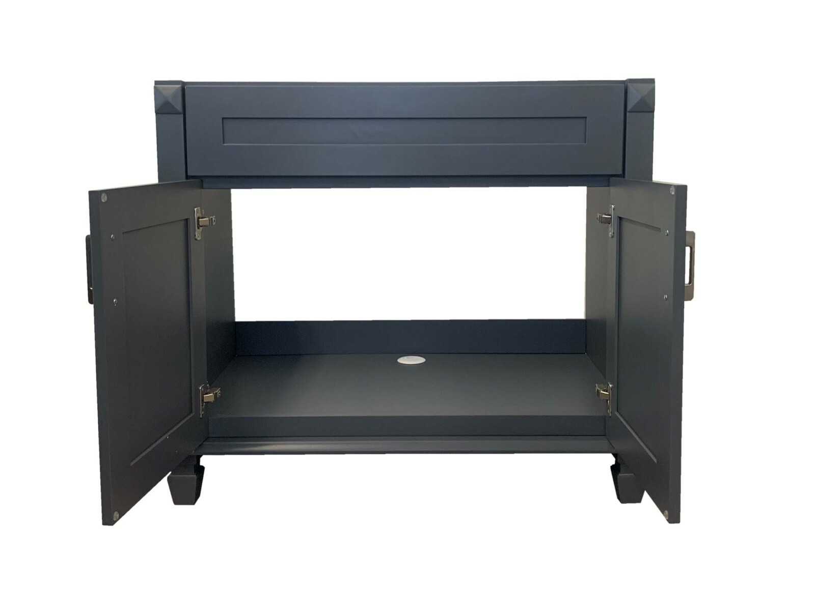 36″ Grey shaker Single Bathroom Vanity Base Cabinet 36″ W x 21″D x 32″ H