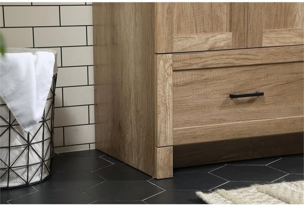 Elegant Lighting VF2836NT 36 inch Single Bathroom Vanity in Natural Oak