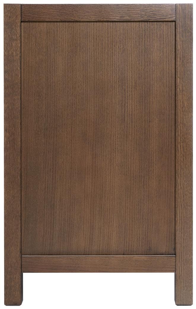 Ariel A036S-R-BC Cambridge 36″ Single – Brown Oak / Satin Brass Hardware