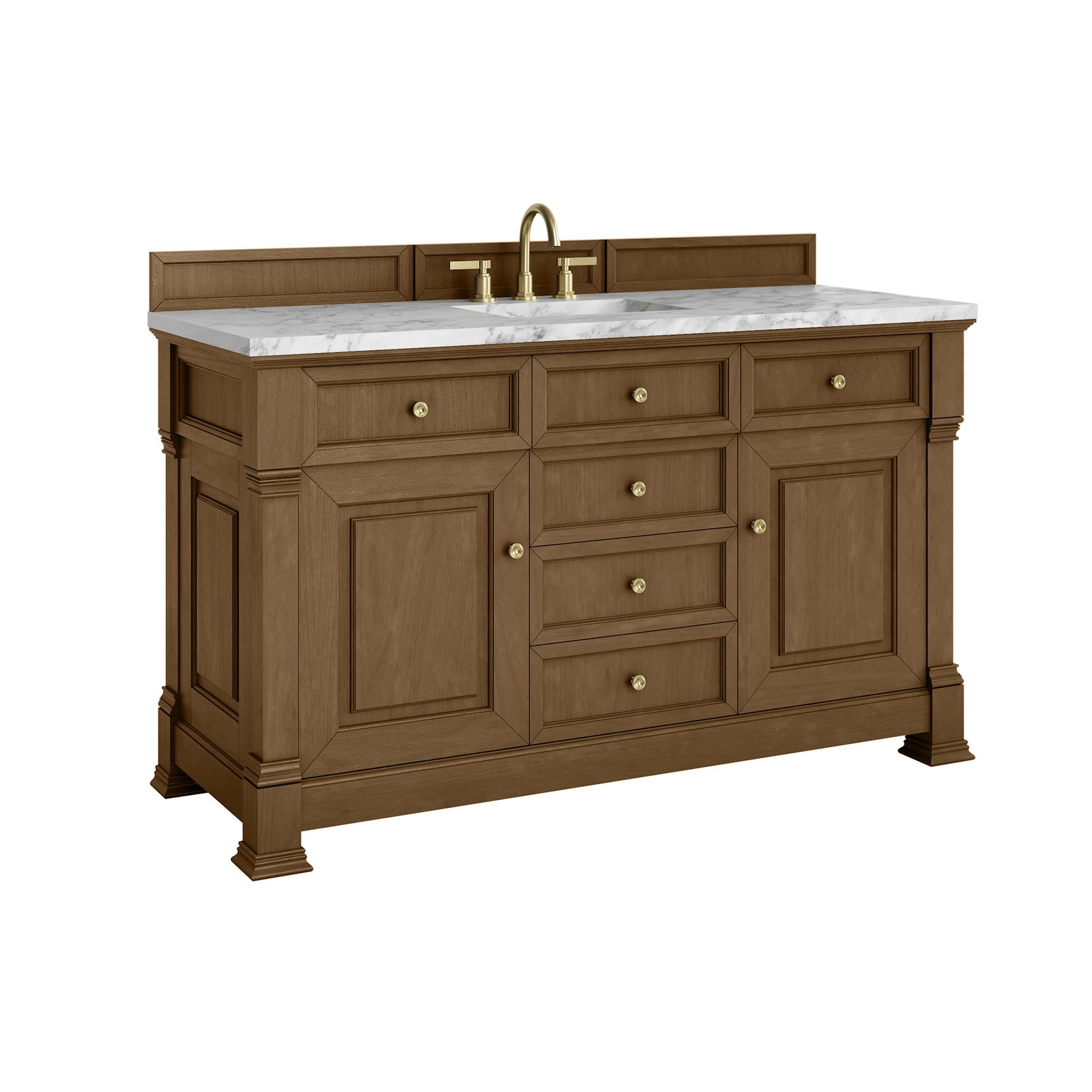 James Martin Vanities 547-V60S-3CAR Brookfield 60″ – Wood