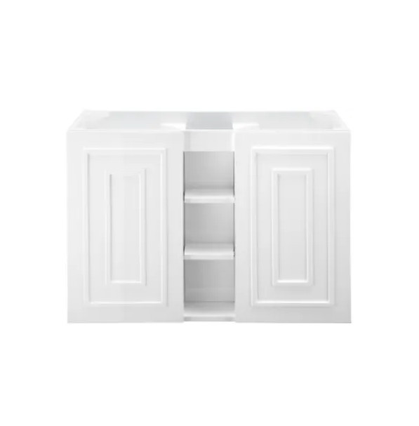 James Martin Alicante’ 40″ Wall Mounted Single Basin Hardwood Vanity Cabinet