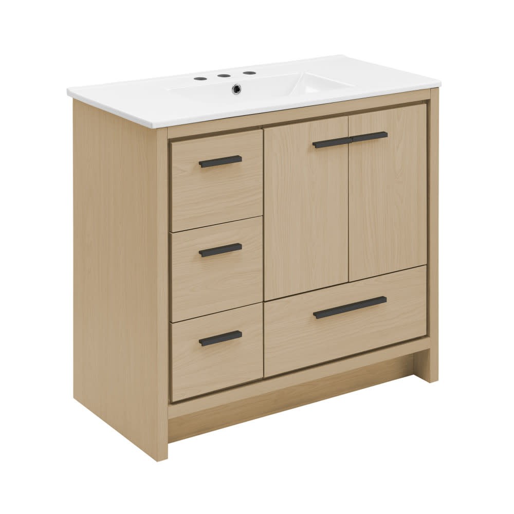 Swiss Madison SM-BV750-3 Virage 36″ – Natural Oak / Matte Black