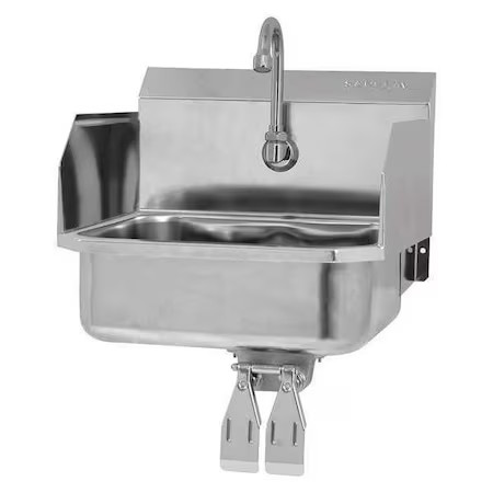 Sani-Lav 607D-0.5 Hands-Free Sink, 16″X15.25″X13″, Silver