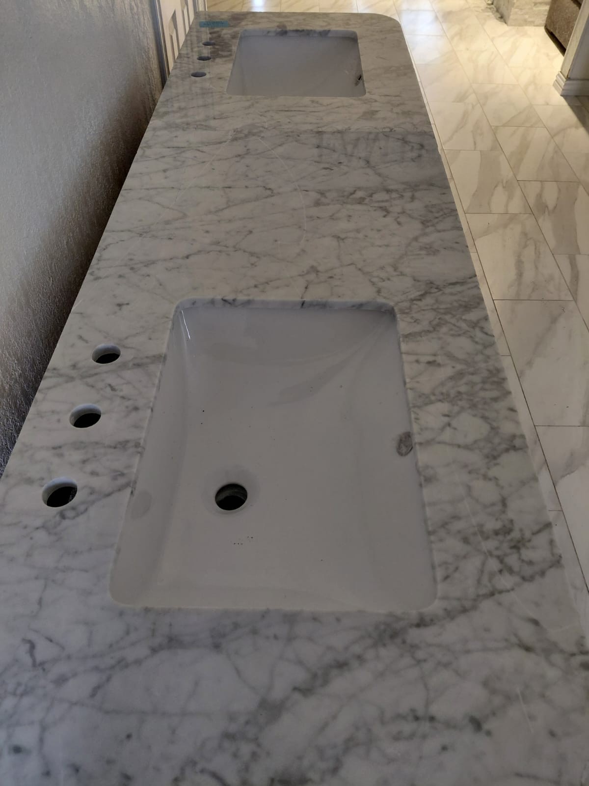 Collette Double Sink Bath Vanity – Only $485: Minor damage – Retails for $2,699