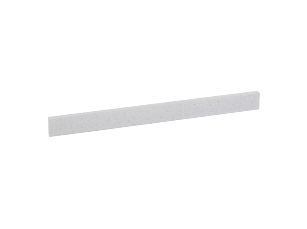 Glacier Bay 25 in. Cultured Marble Vanity Backsplash in Colorpoint White