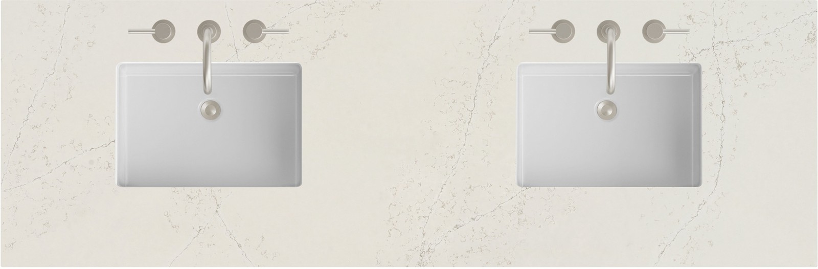 James Martin Vanities 050-S72-SNK 72″ Stone Composite Vanity Top – Siberian