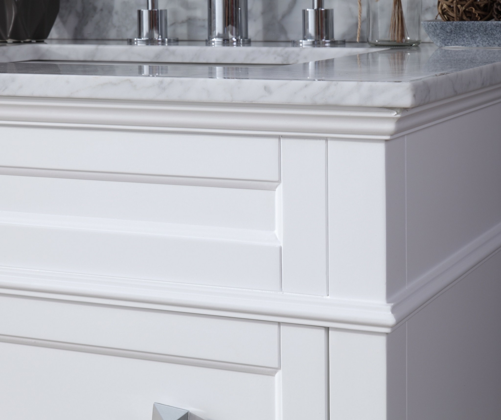 30 inch Felix Contemporary White Sink Bathroom Vanity ZK-1810-V30W