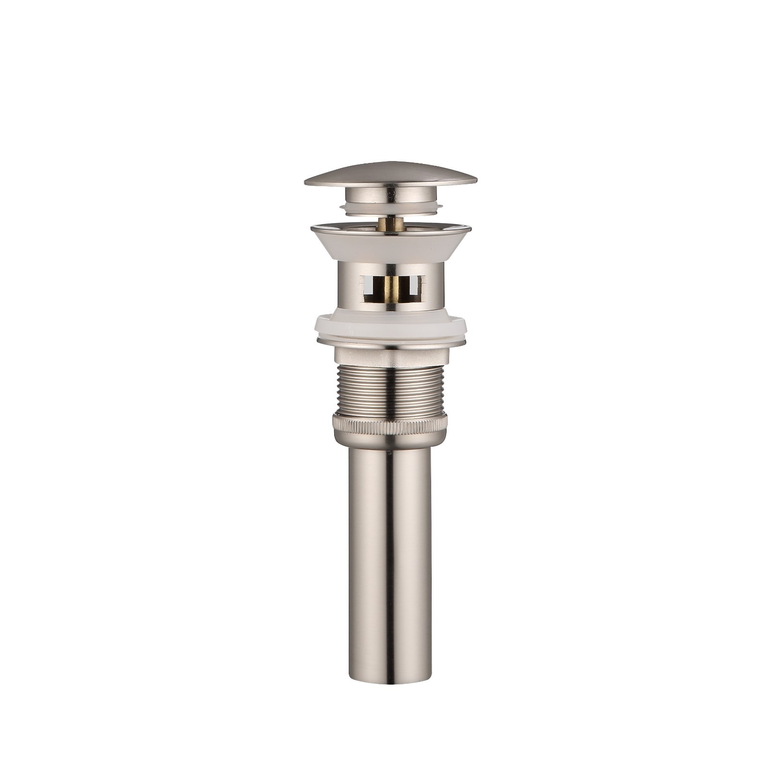 Bathroom Faucet Vessel Vanity Sink Pop Up Drain Stopper with Overflow Brass Body