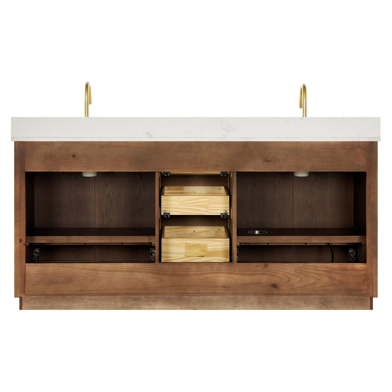 Miseno MV-NM-OZA72-WQT Oza 72″ – Aged Natural Oak