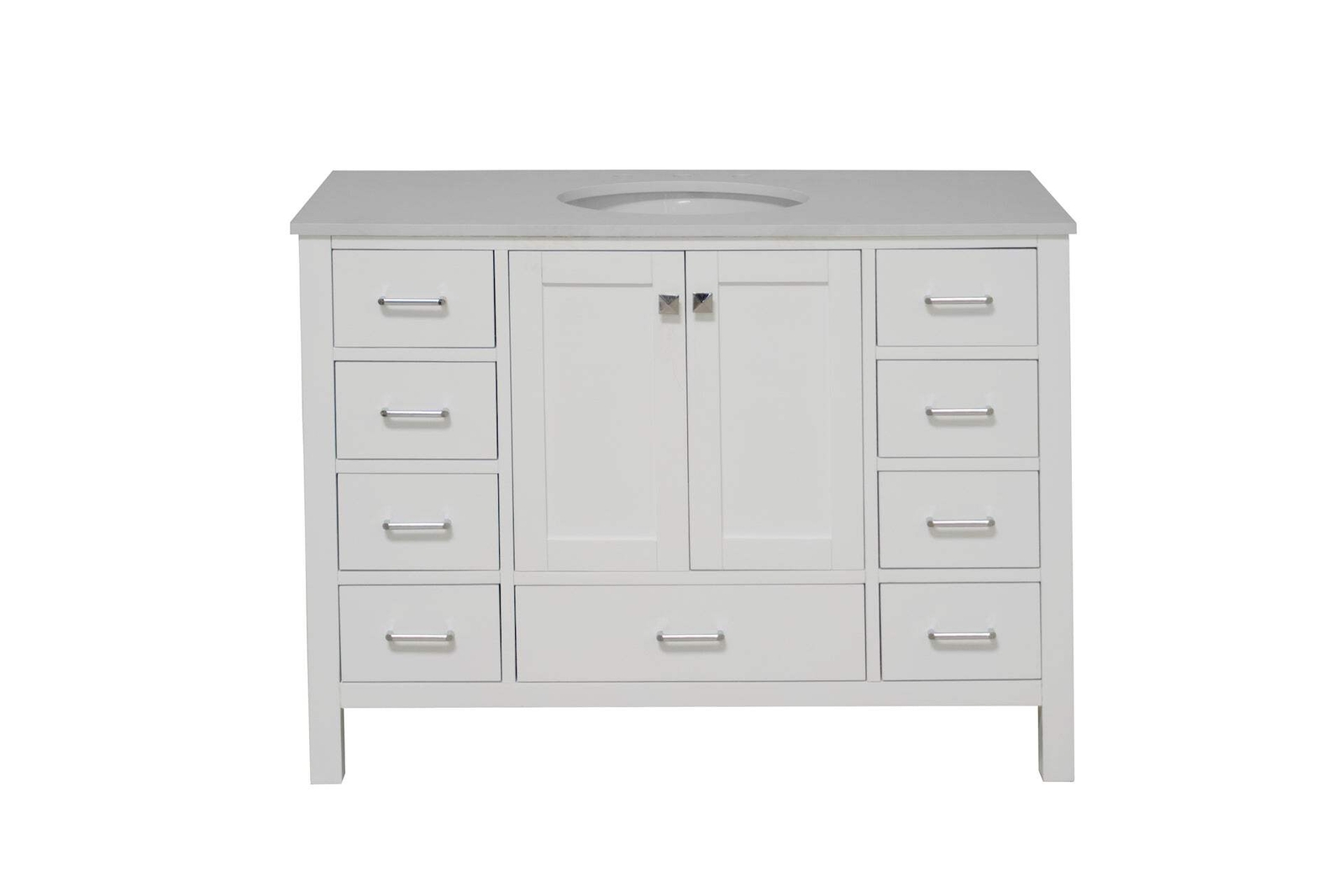 Horizon 48-inch Vanity with Engineered White Top