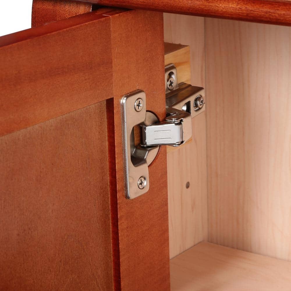 Home Decorators Naples 26.5 in. Bathroom Cabinet w/ Warm Cinnamon
