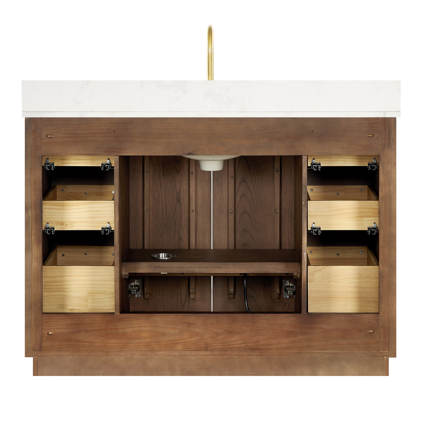 Miseno MV-NM-OZA48-WQT Oza 48″ – Aged Natural Oak