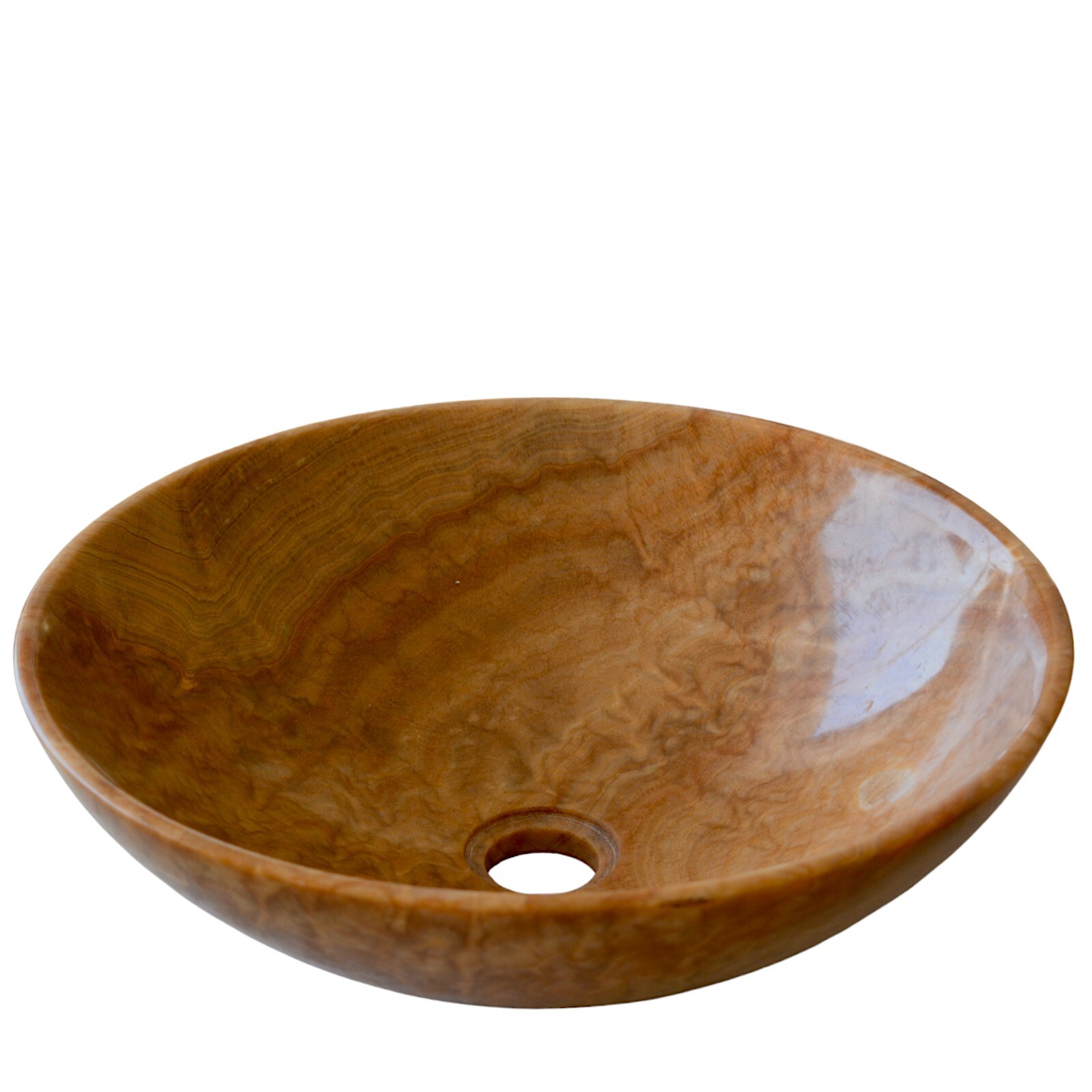 Lavabo Onice Naturale Home Finiture Arredamento Bagno Home Decor Diametro 40 cm