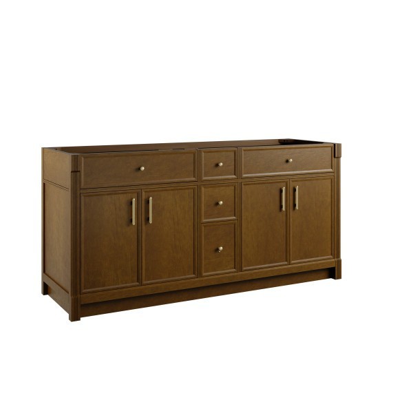 72″ James Martin Bellshire 660-V72-HNO Double Vanity Cabinet Honey Oak