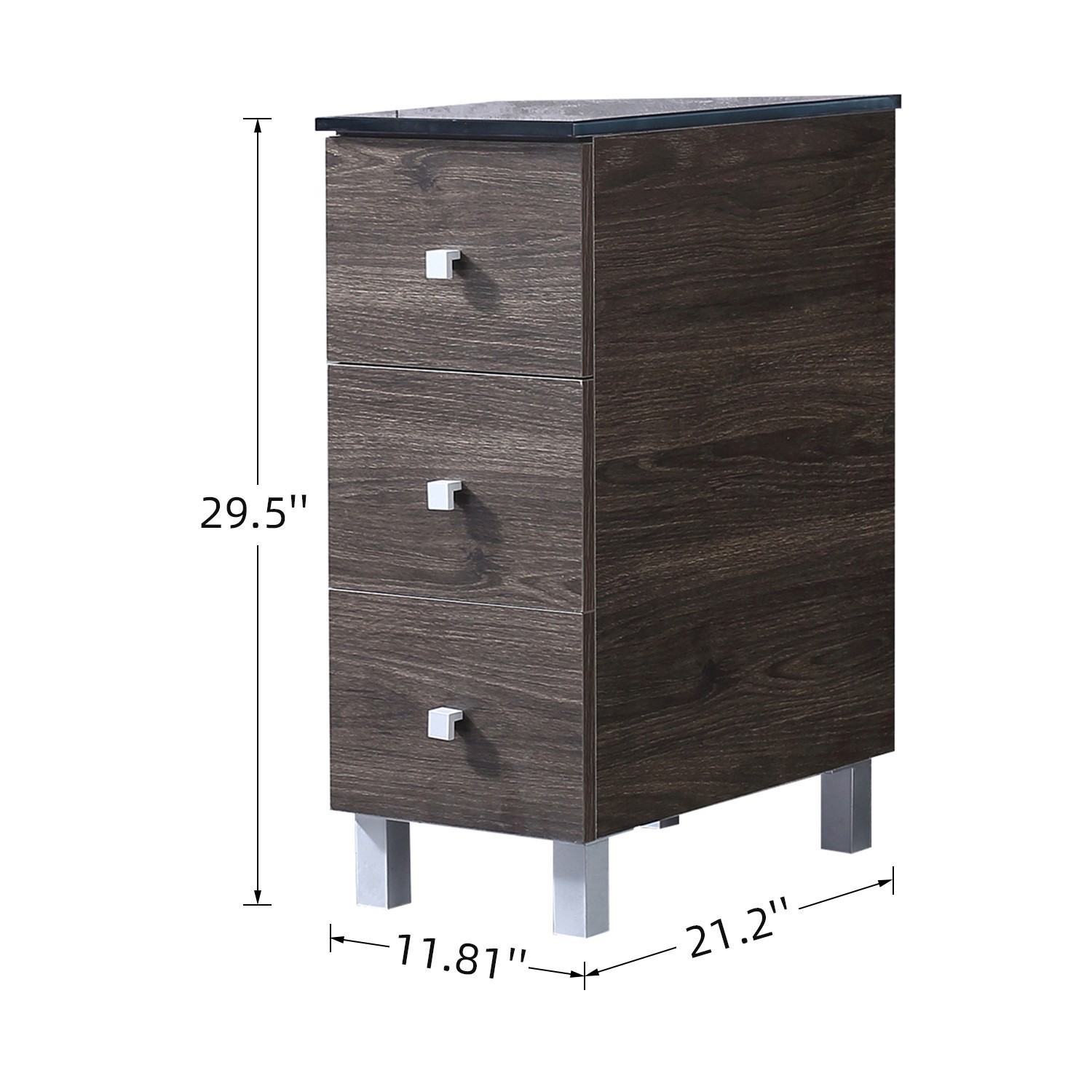 72″ Bathroom Vanity Free Standing Cabinet Ceramic Vessel Sink w/Mirror Faucet