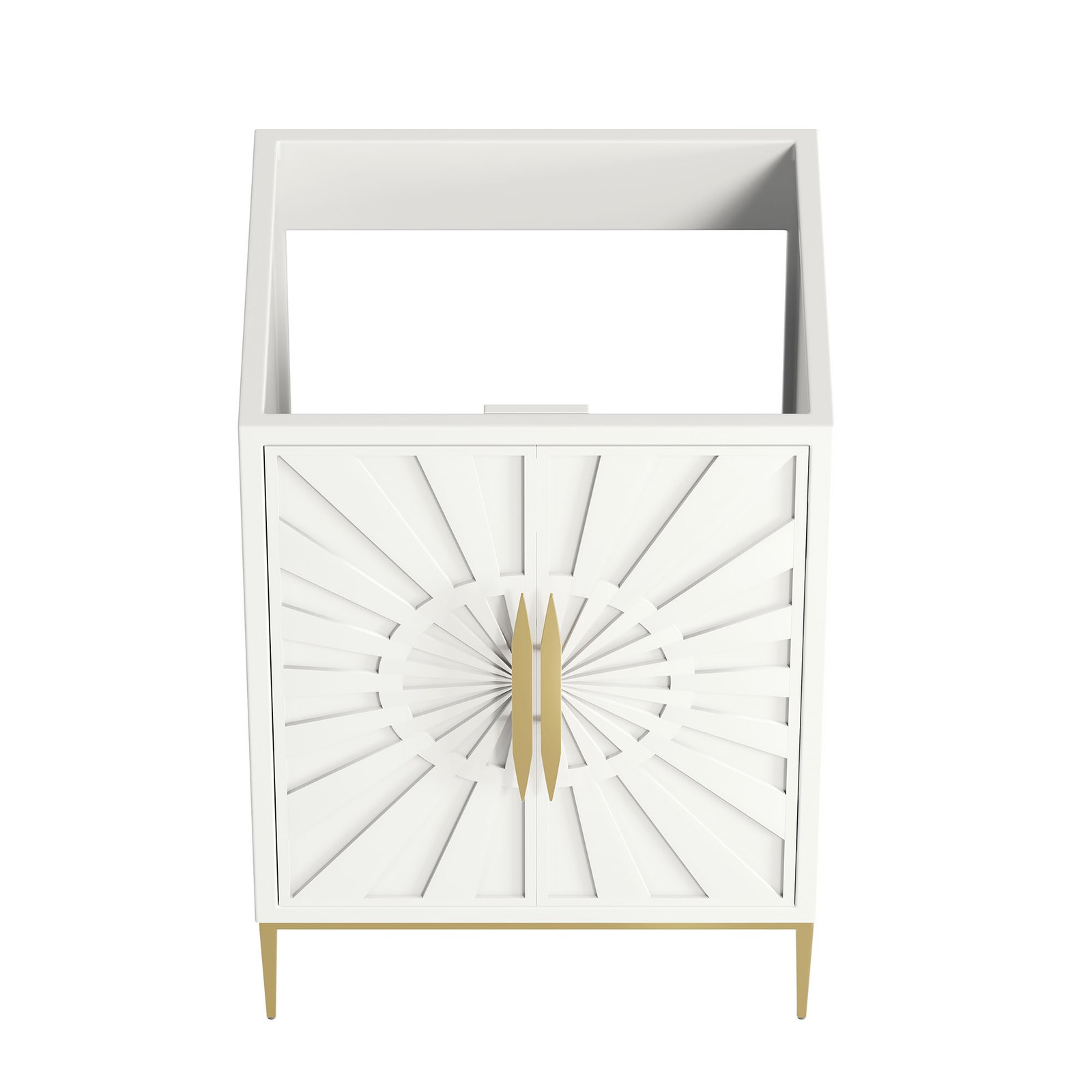 Modway Awaken 24″ Bathroom Vanity Cabinet in White – Sink Basin Not Included
