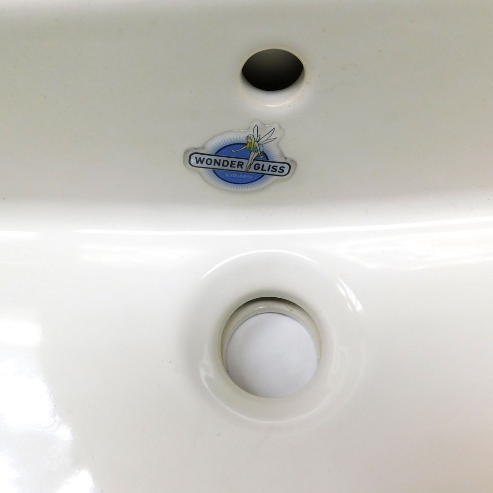 NEW Duravit Vero 07044500001 White Furniture Handrinse Basin w/Overflow 17 3/4″