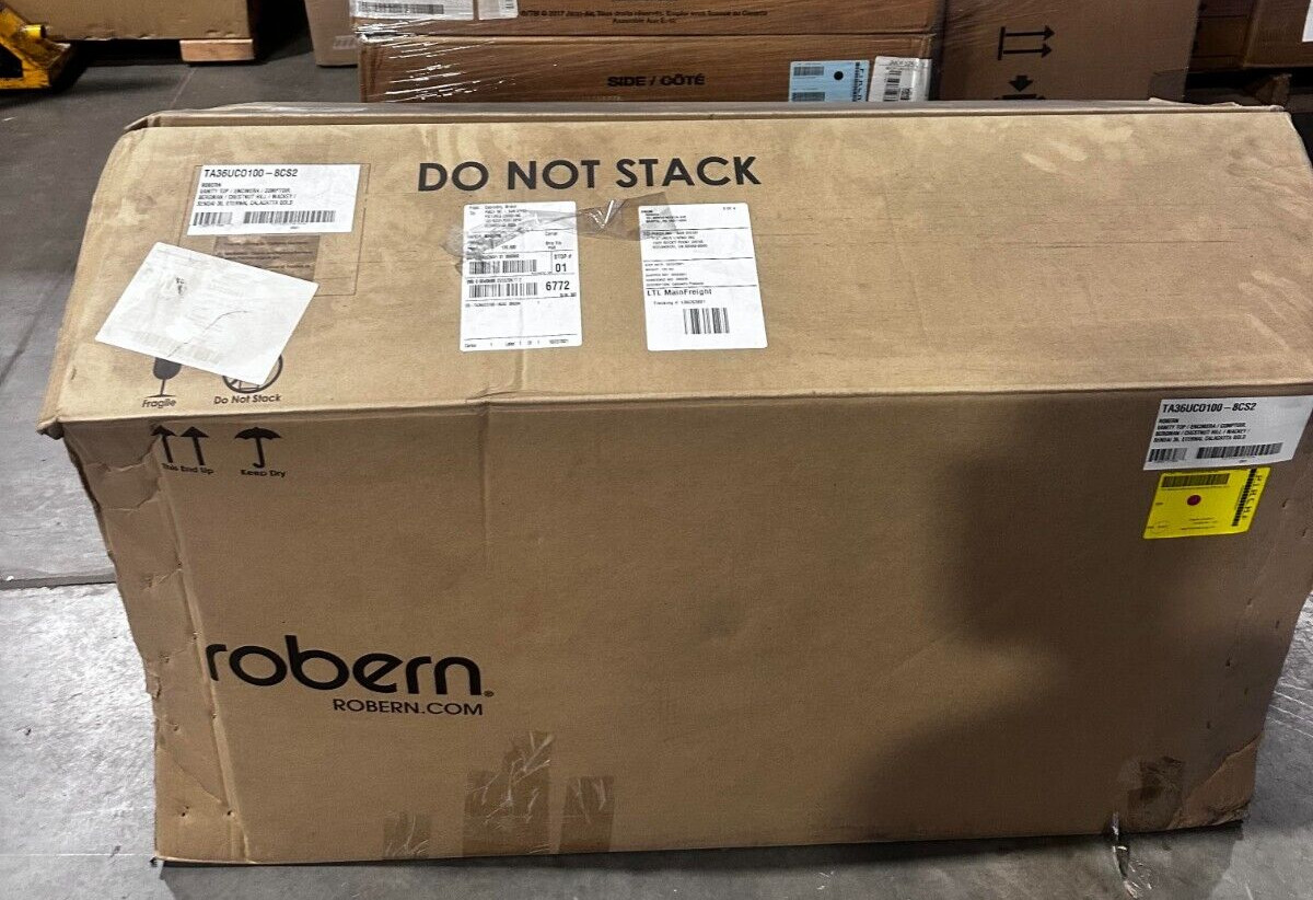 Robern TA36UCO100-8CS2 36″ Vanity Top With Sink ETERNAL CALCATTA GOLD New in Box