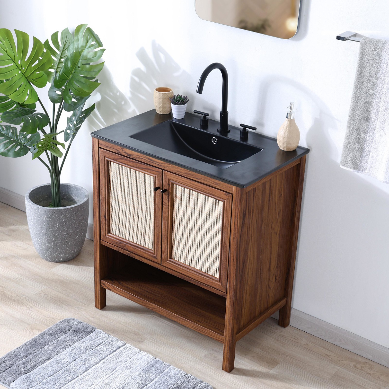 JONATHAN Y Lighting VAN1024 Jasper 29″ Single – Wood
