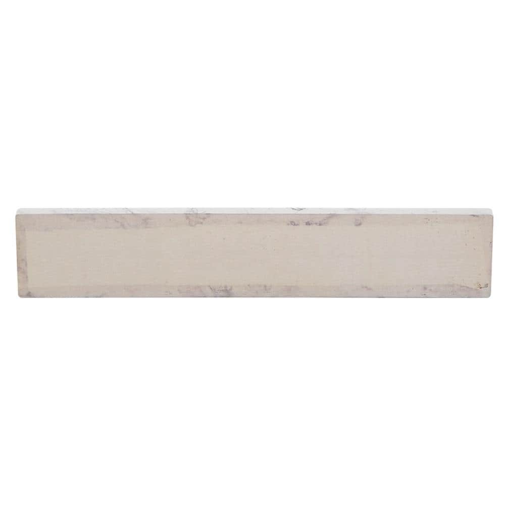 Home Decorators Collection 21 in. W Cultured Marble Vanity Sidesplash in Lunar