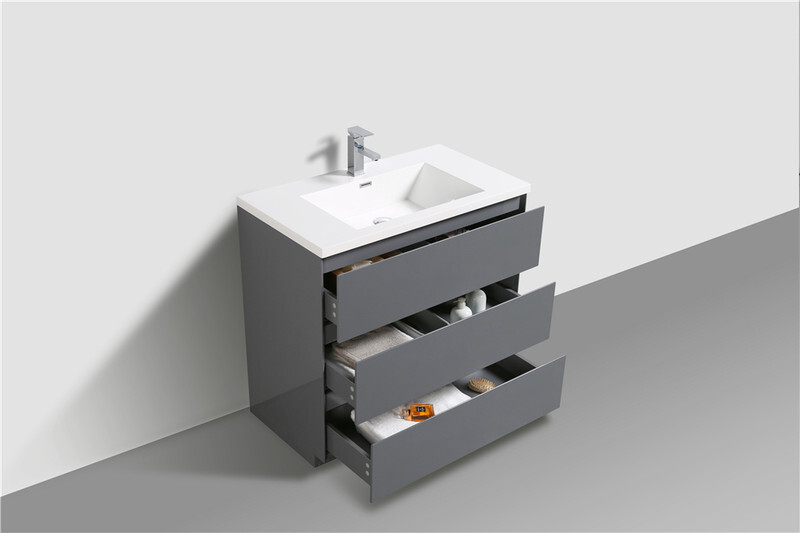 ANGELES 36″ FREESTANDING BATH VANITY WITH REINFORCED ACRYLIC SINK