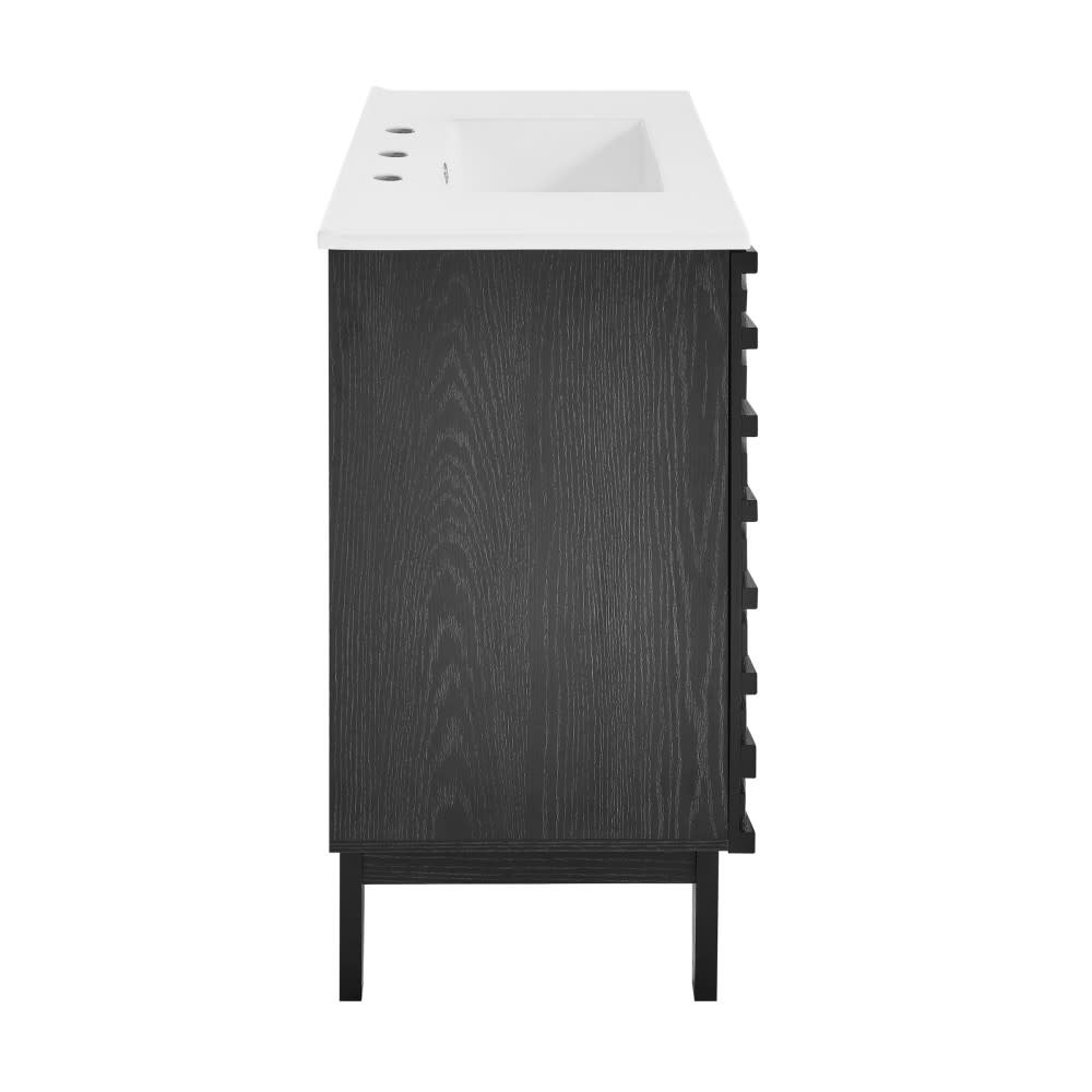 Swiss Madison SM-BV471-3 Cascade 36″ – Natural Oak / White