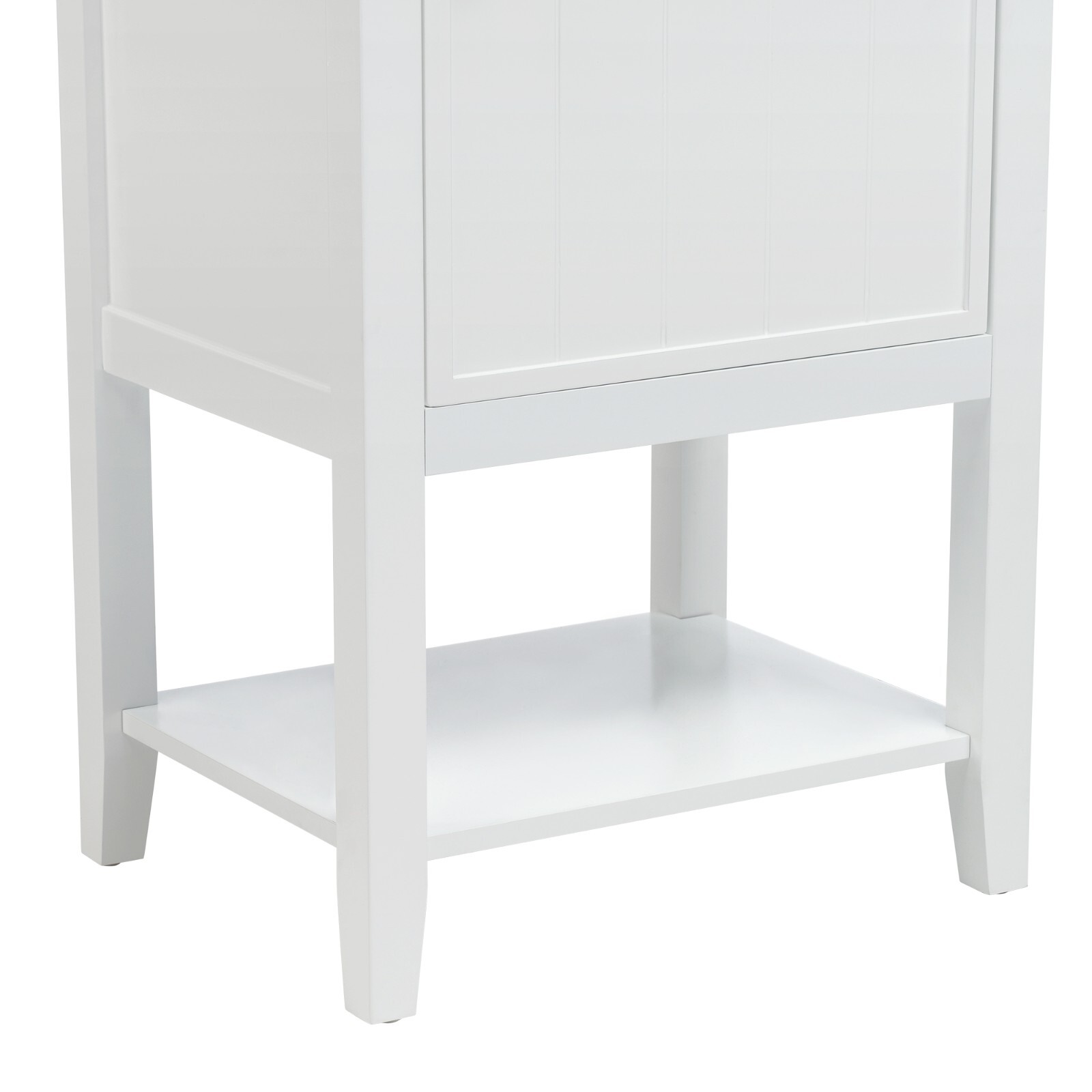 20″ Bathroom Vanity with Sink Door Open Shelf Rack Freestanding Storage Cabinet